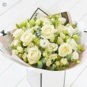 Beautifully Simple Luxury White Flower Bouquet Code: SIWHT2 | National delivery and local delivery or collect from shop